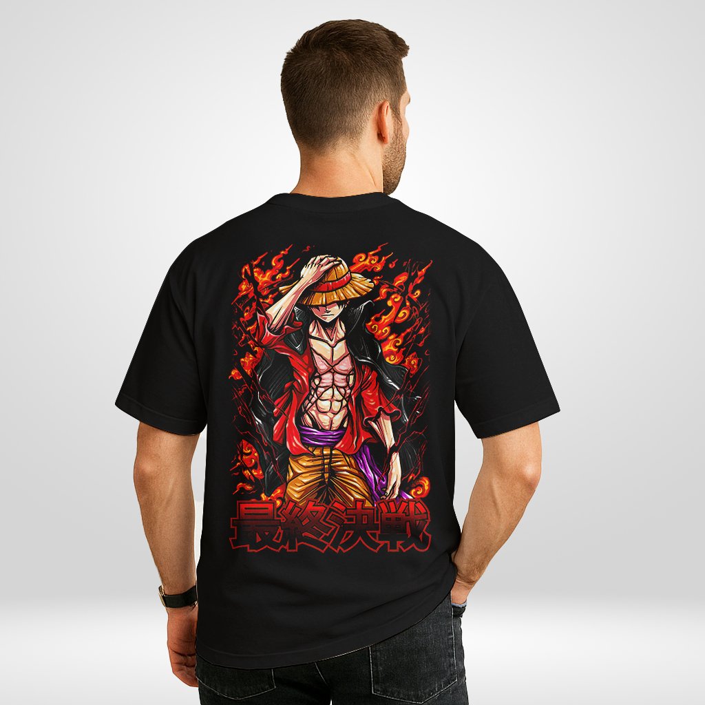 Luffy Final War Oversized T-Shirt