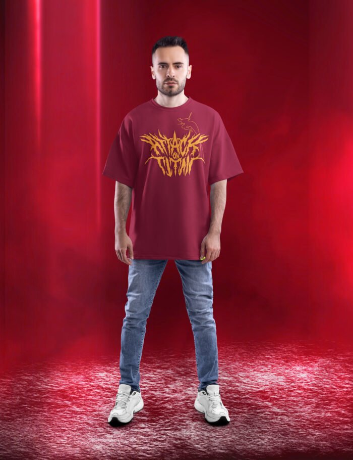 Colossal Titan Oversized T-Shirt front logo