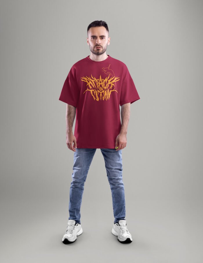 Colossal Titan Oversized T-Shirt front logo