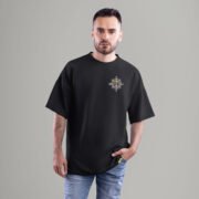 punk oversized t-shirt front logo 2