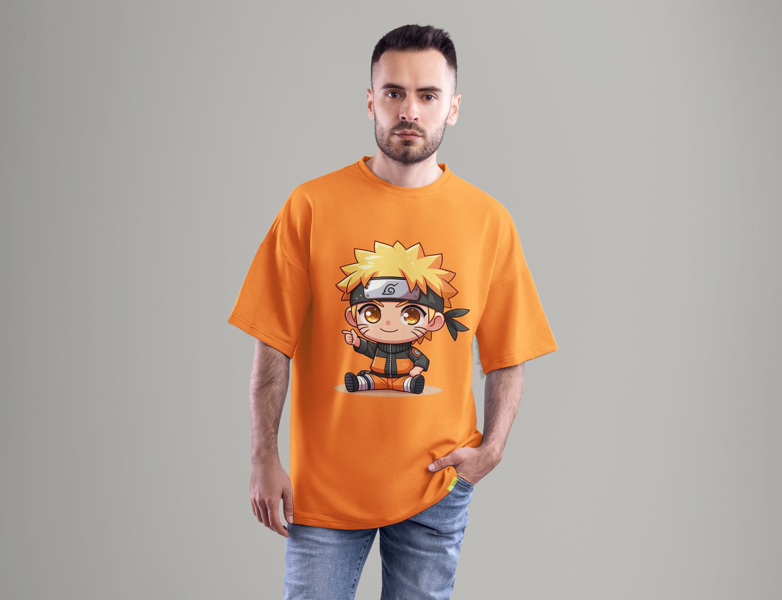 Chibi Naruto Oversized T-Shirt