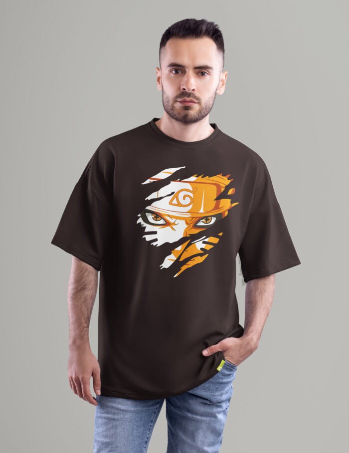 Naruto Kurama Oversized T-Shirt front