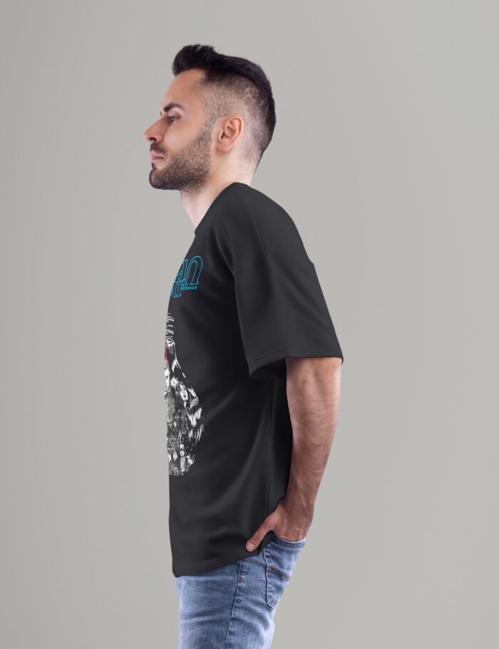 oversized demon t-shirt side