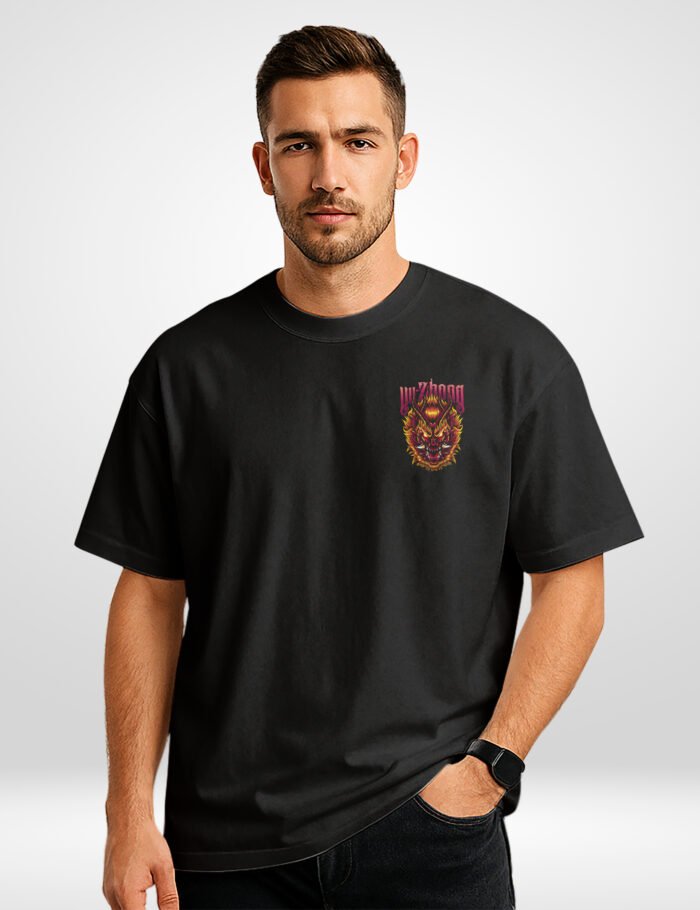 Yu Zhong Oversized T-Shirt logo front | Buffring