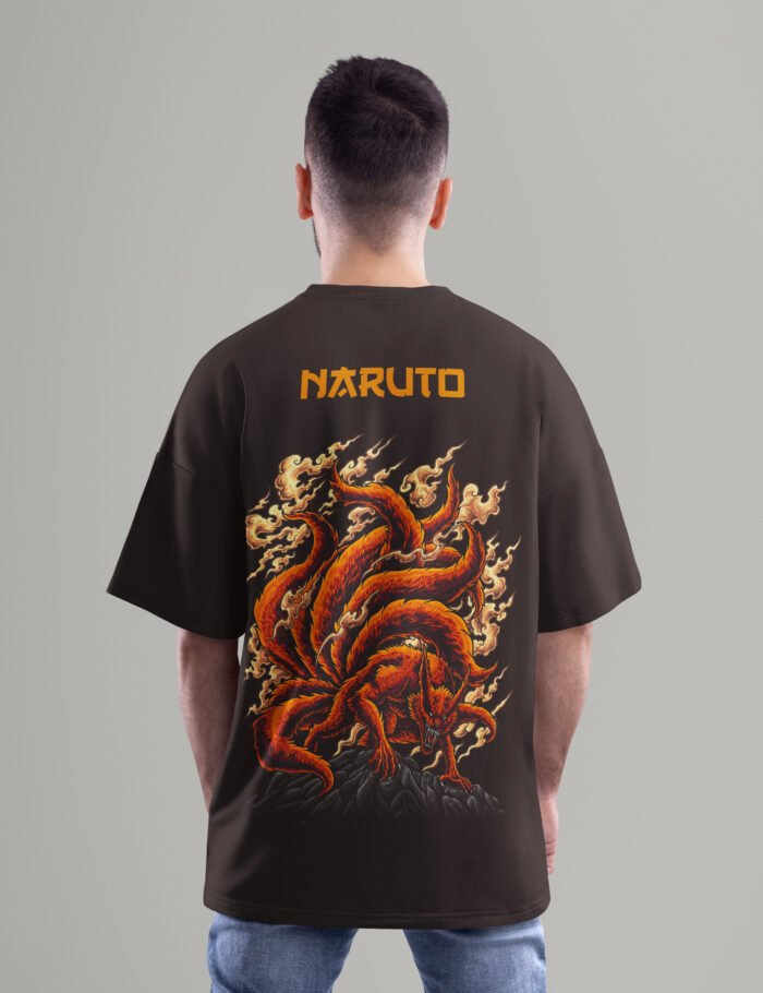 Naruto Kurama Oversized T-Shirt back