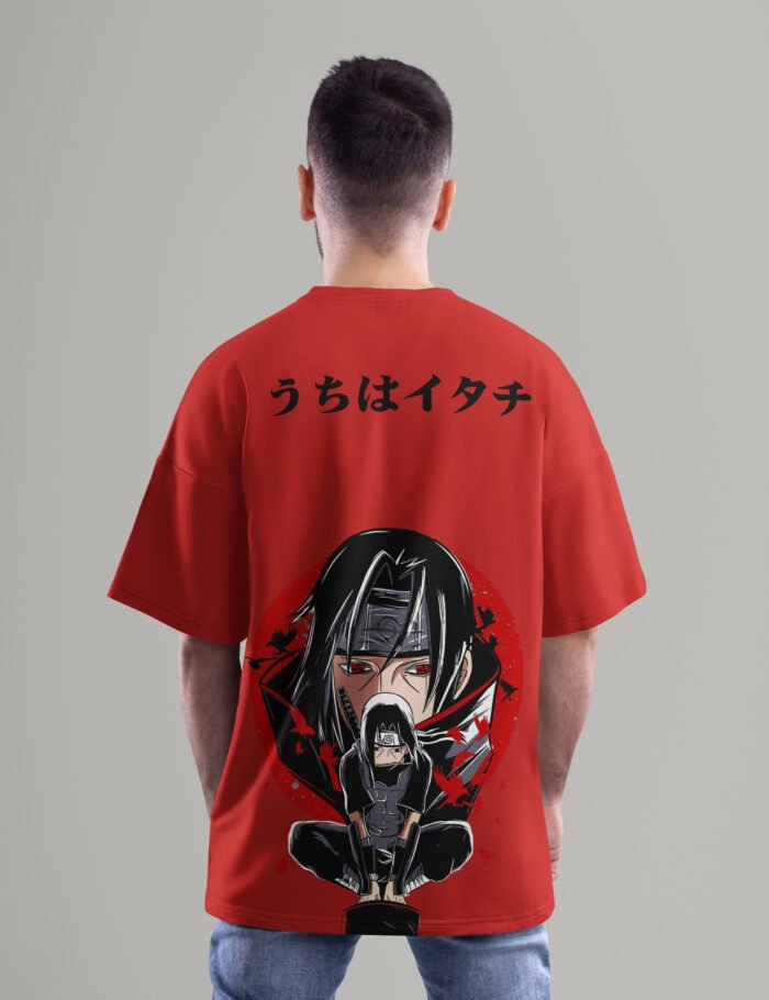 itachi-oversized-t-shirt Back view