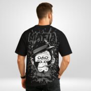 Mafia Oversized T-Shirt – Streetwear Gangster Graphic Cotton Tee back