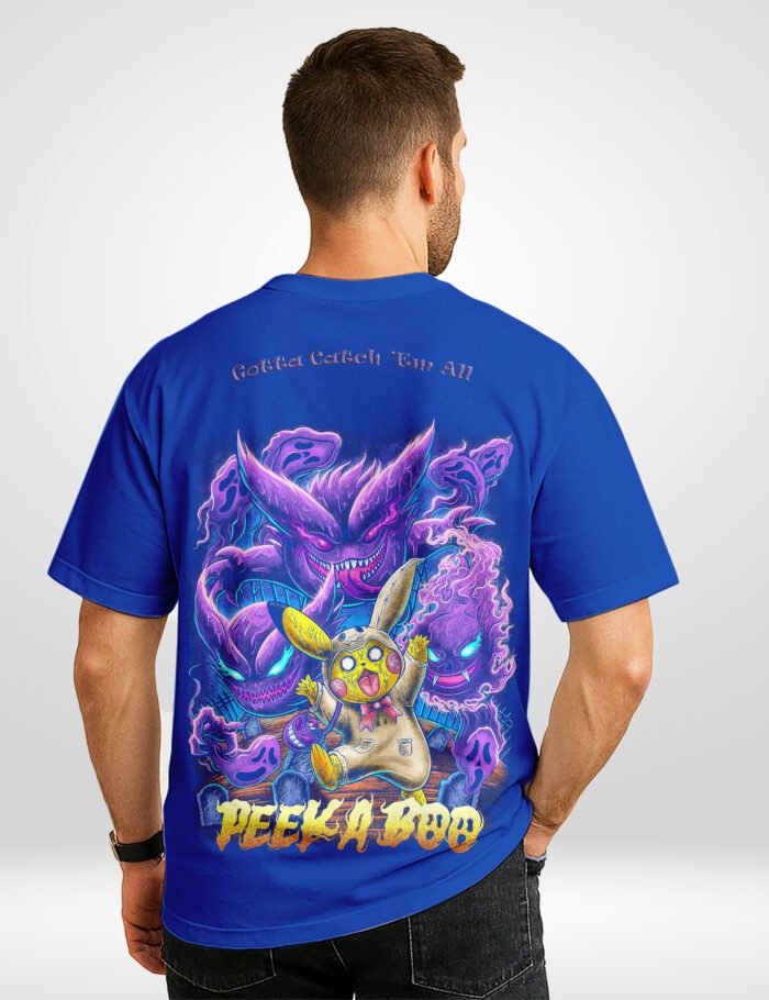 Pokemon Oversized T-Shirt back print