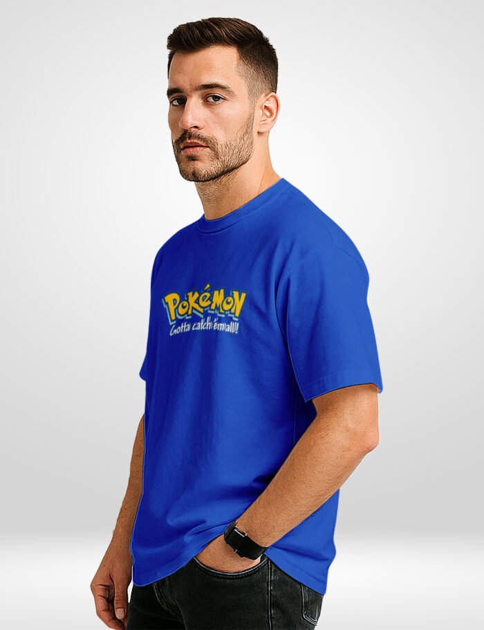 Pokemon Oversized T-Shirt side front