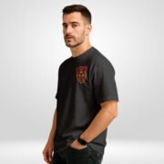 Yu Zhong Oversized T-Shirt logo print | Buffring