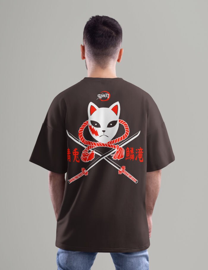 Fox Mask Oversized T-Shirt