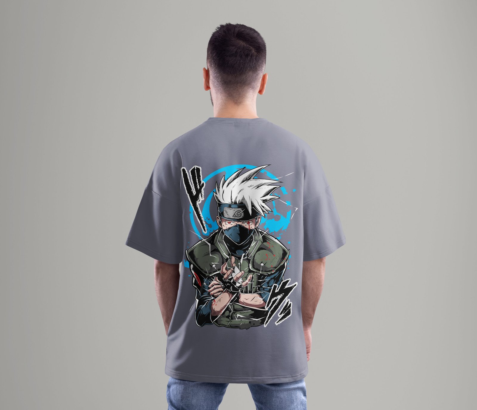 Kakashi Oversized T-Shirt | Lightning Blade