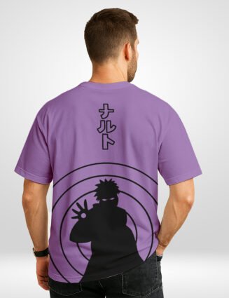 Pain Oversized T Shirt Akatsuki back print side back