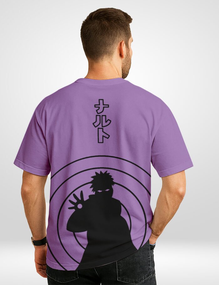 Pain Oversized T Shirt Akatsuki back print side back