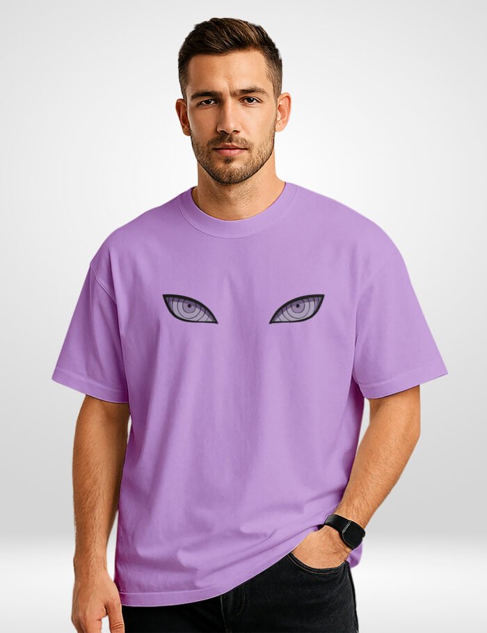 Pain Oversized T Shirt featuring Rinnegan eyes