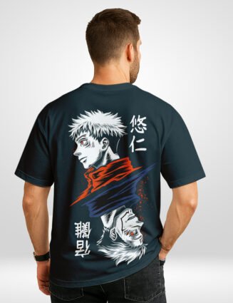 Yuji Sukuna Oversized T-Shirt Back View