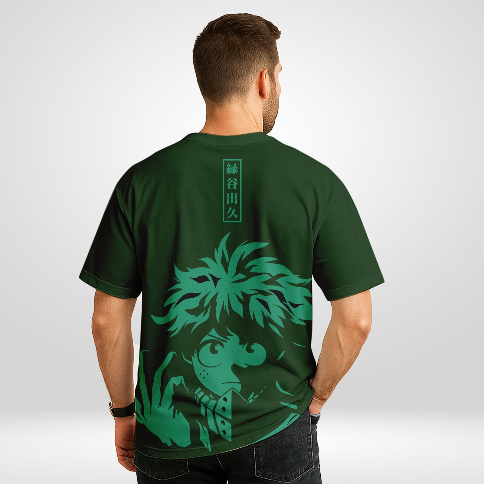 Izuku Midoriya Oversized T‑Shirt – My Hero Academia Deku Fan Tee 