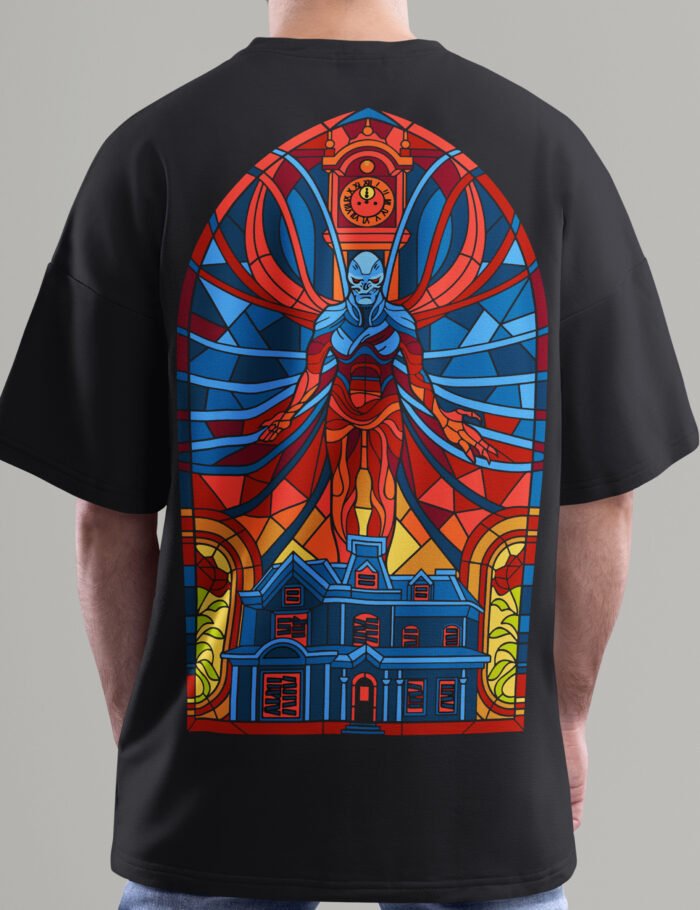 oversized demon t-shirt zoom back