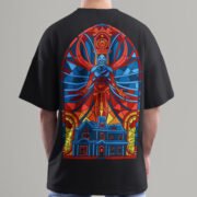oversized demon t-shirt zoom back