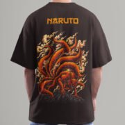 Naruto Kurama Oversized T-Shirt zoom back