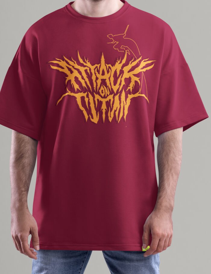 Colossal Titan Oversized T-Shirt front logo zoom frnt