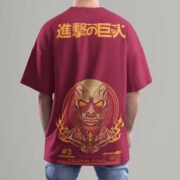 Colossal Titan Oversized T-Shirt back zoom