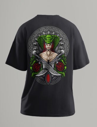 Medusa Warrior Oversized T-Shirt_1
