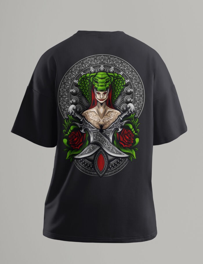 Medusa Warrior Oversized T-Shirt_1